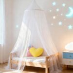 Wnqou Bett Baldachin Moskitonetz – Prinzessin Himmel für Kinderzimmer & Schutz