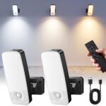 Draome 2er Set Akku Aussenlampe mit Bewegungsmelder – 10000mAh, IP65, 3 Modi & Fernbedienung
