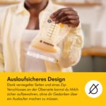 Medela Easy Pour 210 ml Muttermilchbeutel – Auslaufsicherer 100er Pack für sichere Lagerung – Bild 5
