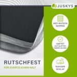 Juskys Hundebett Sheena M – Orthopädisches Hundesofa 72x60 cm, waschbar & rutschfest – Bild 4