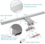 DILUMEN Spiegelleuchte 40 cm mit 800 lm LED – Badezimmerlampe IP44 wasserdicht – Bild 4