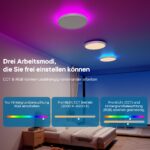Modlicht LED Deckenleuchte Ø30cm Smart RGBIC – Alexa & App steuerbar, 28W dimmbar – Bild 2