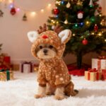 TECHEEL Weihnachts-Elchkostüm für Katzen & kleine Hunde Grösse L – Bild 4