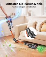 Fieety V9 Akku-Staubsauger 650W/55kPa – Kabellos mit Faltrohr & Wandladestation – Bild 2
