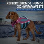 AOFITEE Hundeschwimmweste Grösse M mit Rettungsgriff – Auftriebsweste für sichere Wassersportarten – Bild 5