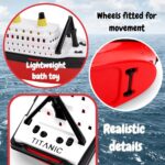Toyland® 41cm Titanic-Spielzeugschiff – Schwimmendes Wasserspielzeug für Badewanne & Pool – Bild 6