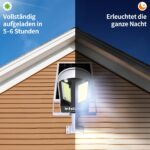 INTELAMP Solar-Straßenleuchte 3000 LM mit Doppelsensor & Fernbedienung – Intelligente Bewegungserkennung – Bild 4