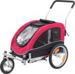 TRIXIE Jogger-Umbausatz für Hundeanhänger 12814 – Frontrad mit 360°-Gelenk – Bild 5