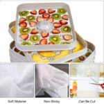 Doumneou Dörrmatte Silikon 29 x 37 cm – 10er Set für Dörrautomat – Bild 4