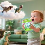 m zimoon Dinosaurier Drehender Projektor – Lernspielzeug mit Licht & Musik für Babys 6–18 Monate – Bild 6