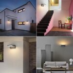 Klighten 24W LED-Aussenlampe mit Bewegungsmelder – IP65 Wandleuchte Anthrazit – Bild 7