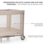 Kinderkraft Joy 2 Kinderbett 2in1 – Reisebett & Spielplatz für unterwegs – Bild 6