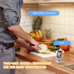 BOIFUN Babyphone mit Kamera 720P – WLAN-frei, Nachtsicht & Zwei-Wege-Audio – Bild 8