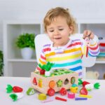 KMTJT Montessori Holzspielzeug 7-in-1 – Lernspiel für Kinder ab 2 Jahren – Bild 2