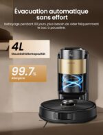Proscenic Q20Plus Saugroboter mit Wischfunktion – 10000Pa LiDAR Navigation für Tierhaare – Bild 4