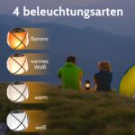 Shinmax LED Laternen 2er Set – Wiederaufladbar mit Flammeneffekt & Fernbedienung – Bild 2