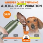 IREDOON Krallenschleifer für Hunde – 3-Gang mit LED & USB-Aufladung für alle Grössen – Bild 3
