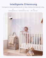 jeeber Babyphone 6.5" Touchscreen mit 4MP Kamera, 5X Zoom & App – Videoueberwachung – Bild 9