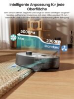 Lefant M330 Plus Staubsaugroboter mit Wischfunktion – 5000 Pa Saugkraft & dToF-Navigation – Bild 4