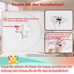 Wholede LED Deckenleuchte 29cm – Dimmbar mit Fernbedienung & 3 Farbtemperaturen – Bild 6