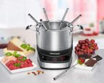 Rommelsbacher Elektro Fondue Set F 1200 – Edelstahl Fonduetopf mit 3 Programmen für Käse & Öl – Bild 7
