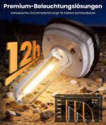 TRANSGUANG Solar-Gartenleuchte 4er Set, Warmweiss IP65 – LED-Wegbeleuchtung mit Auto-Sensor für Garten – Bild 2