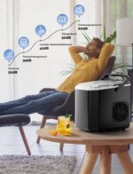 Vpcok Direct Eiswürfelmaschine – 9 Eiswürfel in 6-8 Minuten, kompakt & leise – Bild 8