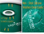 Bright Kitchen Silikon-Dörrblätter für Nesco – 4er Set mit Randlippen für Flüssigkeiten – Bild 6