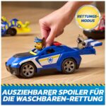 PAW PATROL Rescue Cruiser mit Chase & Waschbär – Polizei-Fahrzeug mit Rückziehmotor ab 3 Jahren – Bild 5