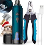 YABIFE Elektrischer Krallenschleifer für Hunde & Katzen – 3 Geschwindigkeiten, superleise Tierpflege