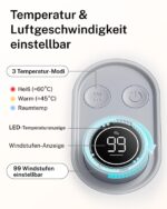 HomeRunPet Hundefön 43dB Ultraleise – Professioneller Hundetrockner mit 120m/s & Temperaturregelung – Bild 4
