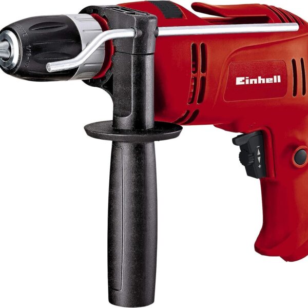 Einhell TC-ID 650 E Schlagbohrmaschine – 650 W Bohrmaschine mit Tiefenanschlag für Beton