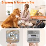 Afloia Hundeschermaschine mit Staubsauger – 7-in-1 Profi-Haustierpflegeset mit 1.5L Behälter – Bild 7