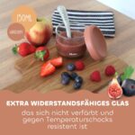 Béaba Glas-Portionsbehälter 150 ml Set mit 6 Behältern – Bruchsicheres Glas für Babynahrung – Bild 6