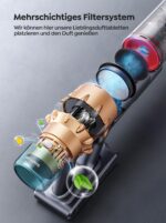 SMOTURE Akku-Staubsauger 50000Pa mit 65Min Laufzeit – kabellos & selbstladend für Tierhaare – Bild 6