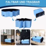Ezilif Faltbarer Hundepool 80x20cm – Rutschfest & Verschleissfest für Grosse & Kleine Hunde – Bild 7