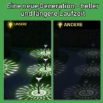 SonPen 8er Set Solarleuchten mit RGB Farbwechsel – IP65 Gartenbeleuchtung für Terrasse & Rasen – Bild 2