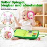JHkim Montessori Busy Board – 8-in-1 Lernspielzeug für Kinder ab 1 Jahr – Bild 6