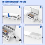 ANTENLICHT 2x LED Feuchtraumleuchte 150cm – 45W, 4950 Lumen, IP65 für Werkstatt & Garage – Bild 2