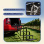 GT GETCO TECH Hundetreppe Auto 5 Stufen – Klappbar bis 80kg für kleine & grosse Hunde – Bild 8
