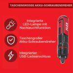 FLEX Akku-Schraubendreher SD 7-320 4V – Kompakt & Mobil mit USB-C Ladung – Bild 5