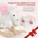 WOLTU Schaukelpferd mit Soundfunktion – Motorik-Spielzeug für Babys 18-36 Monate – Bild 7
