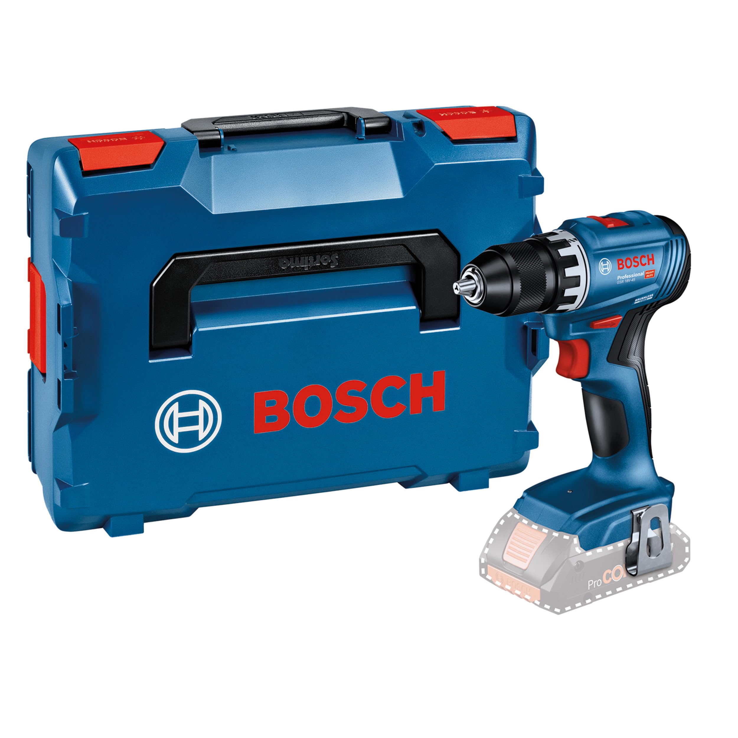 Bosch GSR 18V-45 Akku-Bohrschrauber – 45 Nm Drehmoment für Profis