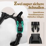 rabbitgoo Hundegeschirr Grösse L – Anti-Zug mit Griff für grosse Hunde – Bild 4