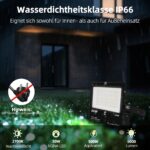 HEKEE LED Strahler Aussen 40W RGBW – 120 Farben mit Timing & DIY-Strobe für Garten – Bild 3