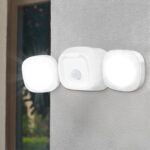 Toowell LED Aussenlampe mit Bewegungsmelder – Batteriebetriebene Sicherheitsleuchte für Aussen