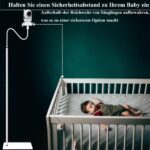 Derebir Babyphone Halterung – Höhenverstellbarer Kameraständer 95–175 cm für alle Modelle – Bild 4