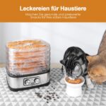 YASHE Dörrautomat GGJ-261A mit 5 Tabletts – 35-70°C Temperaturregelung für gesunde Snacks – Bild 6