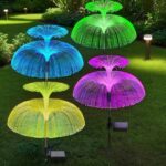FIVAVA Solar-Gartenleuchten 4er-Set – IP65 Aussenbeleuchtung mit 8h Akkulaufzeit