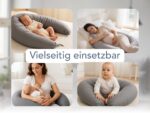 XDREAM Stillkissen XXL 190 x 40 cm – Multifunktionales Lagerungskissen mit Öko-Tex Zertifikat – Bild 3